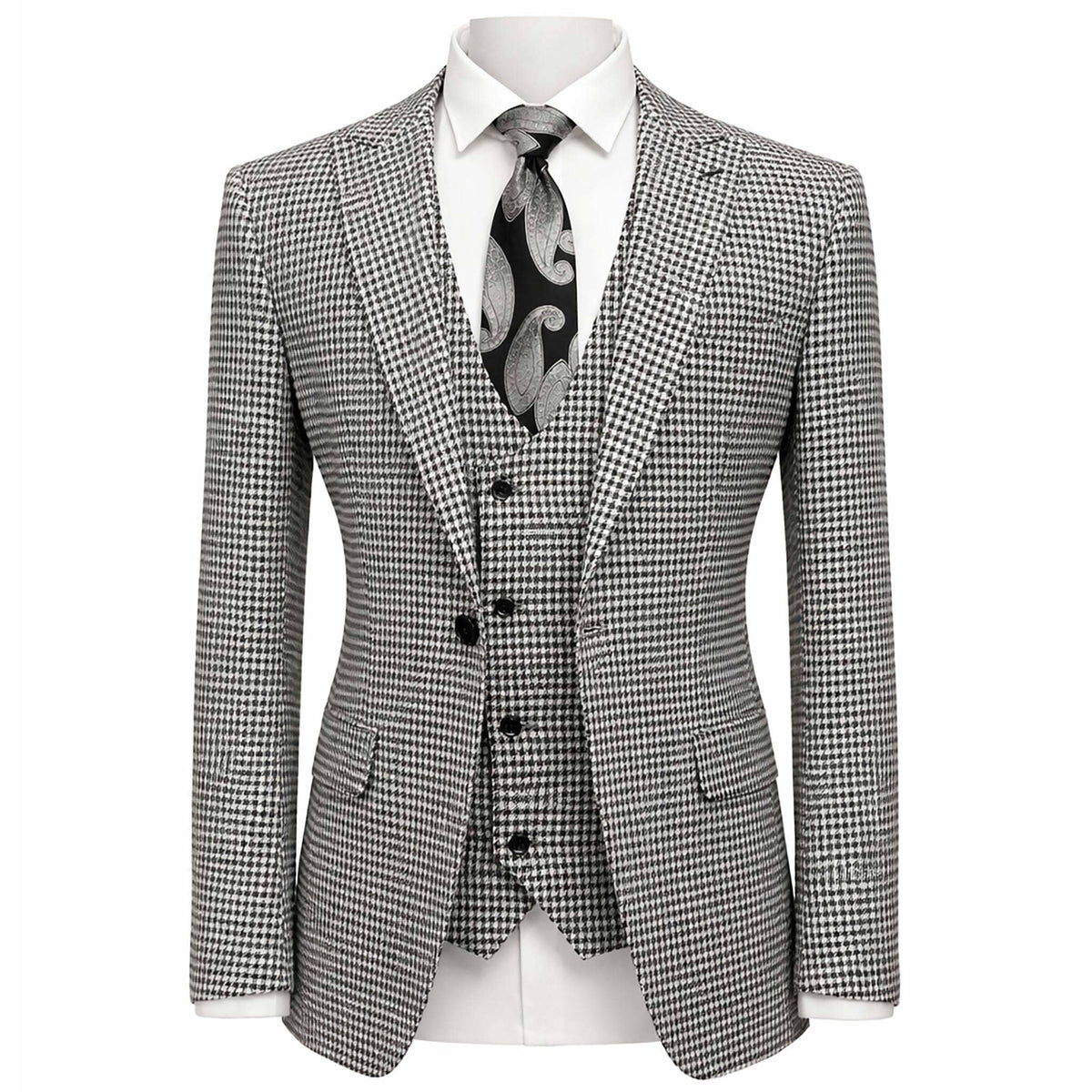 Max Suit By Rossiman /Three-Piece Suit – MilanoMensWear