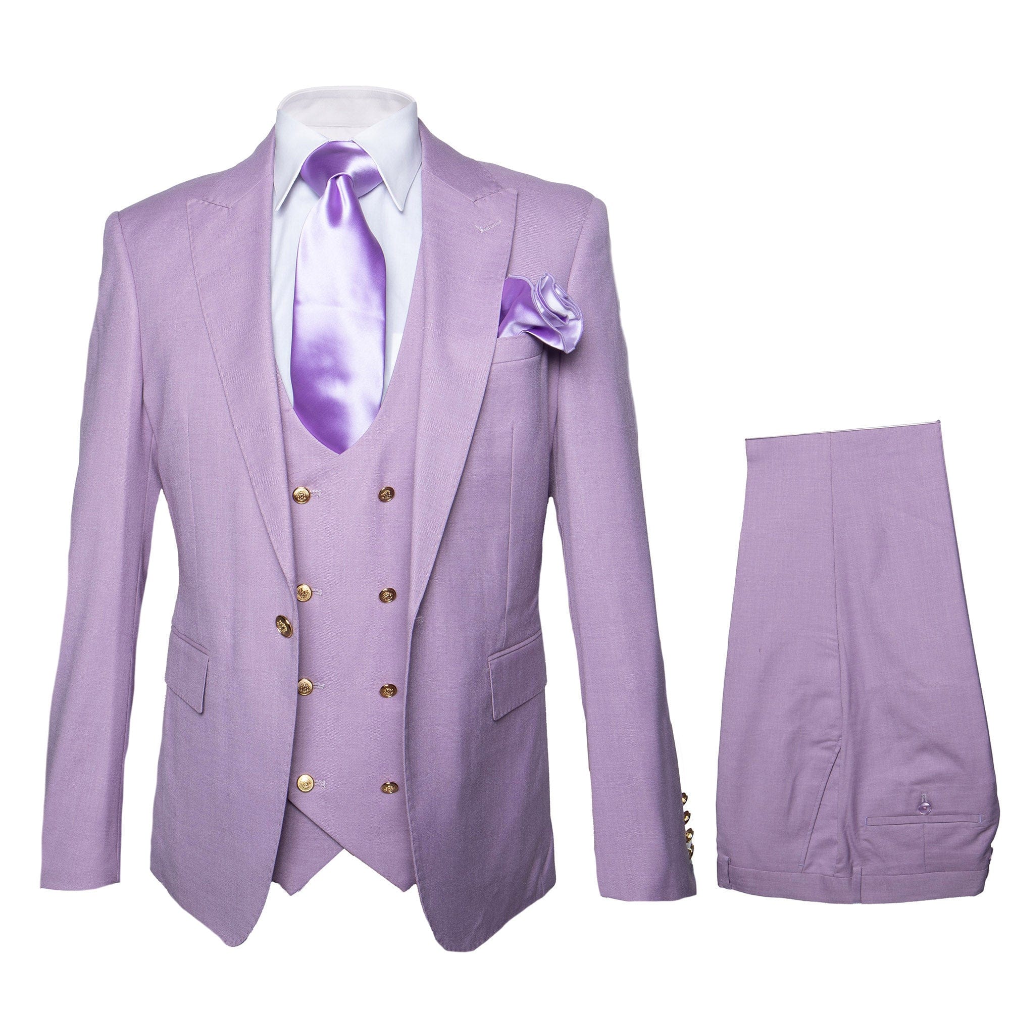 GR CLOTHING GRP DBA ROSSI U SS RM1378 / 34 REG MAX VESTED SUIT by Rossi Man