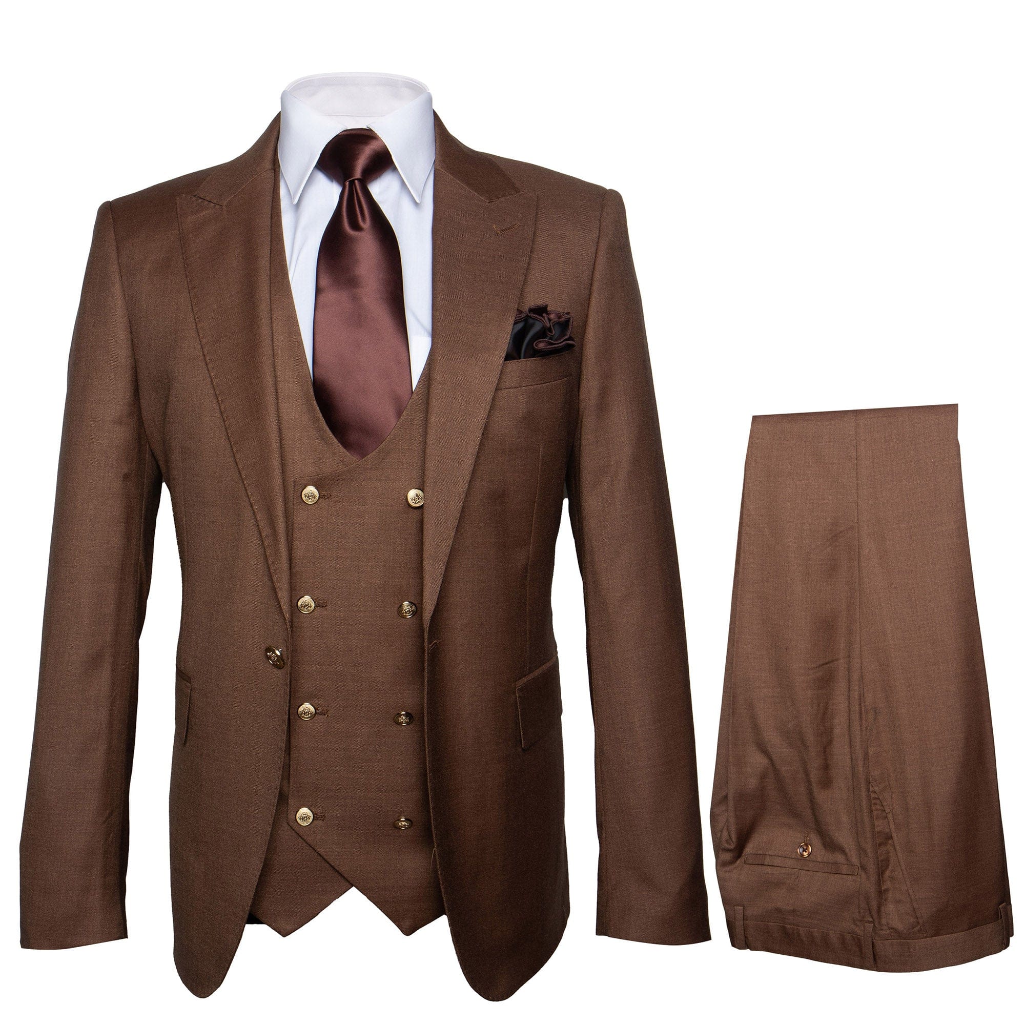 GR CLOTHING GRP DBA ROSSI U SS RM1392 / 34 REG MAX VESTED SUIT by Rossi Man