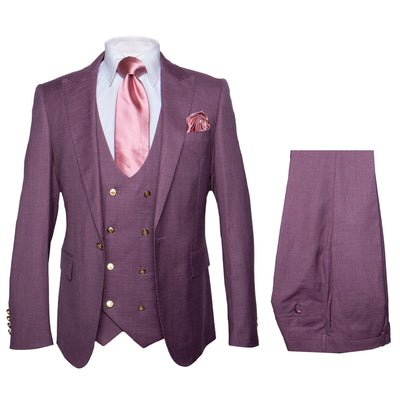 GR CLOTHING GRP DBA ROSSI U SS RM1381 / 34 REG MAX VESTED SUIT by Rossi Man