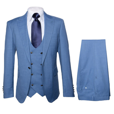 GR CLOTHING GRP DBA ROSSI U SS RM1387 / 34 REG MAX VESTED SUIT by Rossi Man
