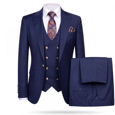 GR CLOTHING GRP DBA ROSSI U SS RM1393 / 34 REG Rossiman MAX Vested Suit
