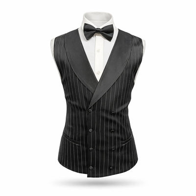 GR CLOTHING GRP DBA ROSSI XTUS Rossiman Premium Pinstripe Tuxedo 3 Piece Suit/Smoking R