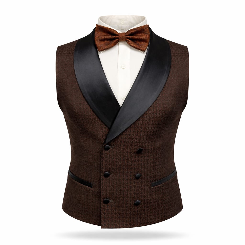GR CLOTHING GRP DBA ROSSI XTUS Rossiman Premium Pinstripe Tuxedo 3 Piece Suit/Smoking R