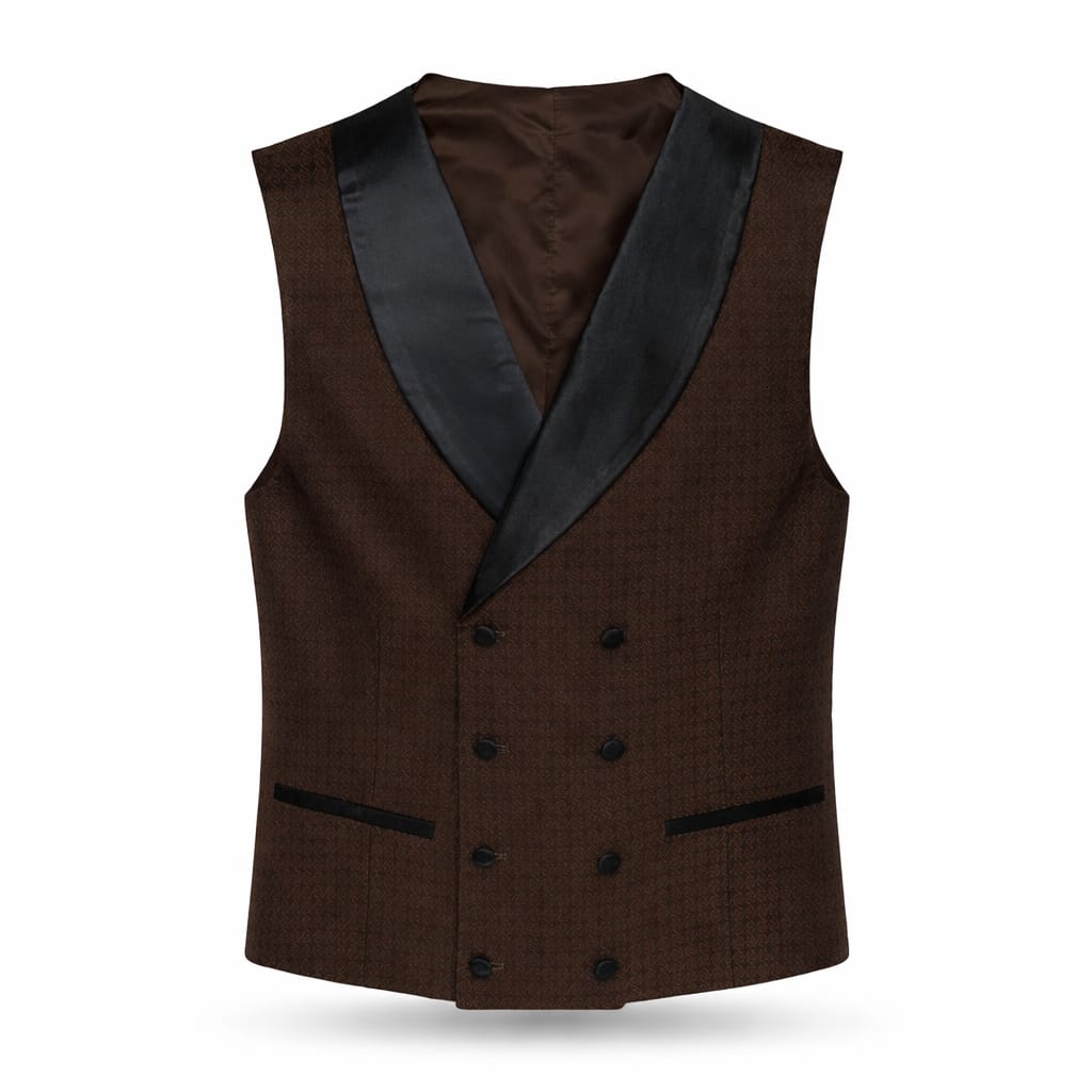 GR CLOTHING GRP DBA ROSSI XTUS Rossiman Premium Pinstripe Tuxedo 3 Piece Suit/Smoking R