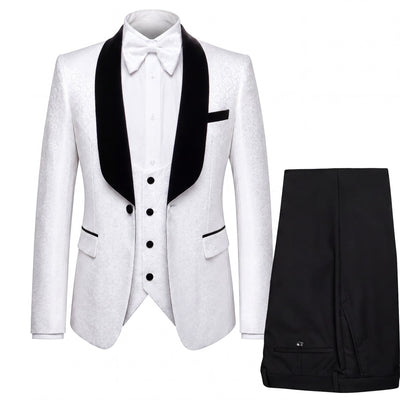 GR CLOTHING GRP DBA ROSSI XTUS RM1444 / XS Rossiman SMOKIING S Tuxedo Vested Suit