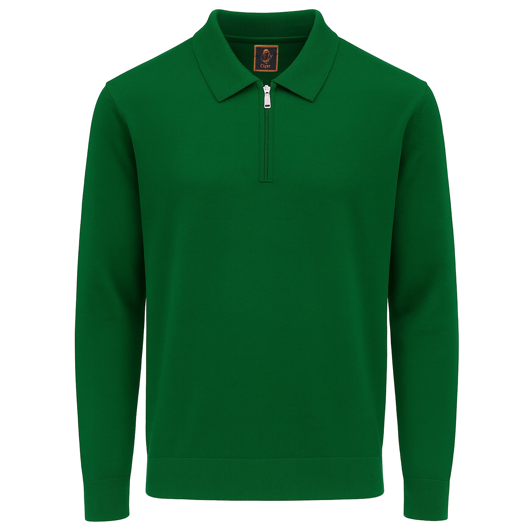 CGR SOLID POLO SWEATER