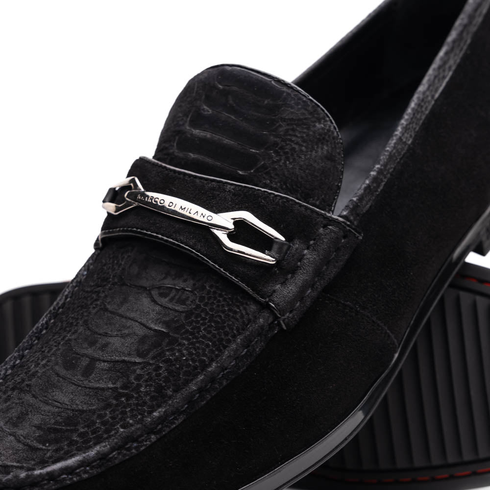 Hugo Ostrich Black