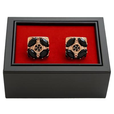 Imani uomo AC Gold Black & Gold Cufflinks