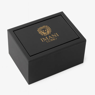 Imani uomo AC Silver Luxury Geometric Starburst Cufflinks