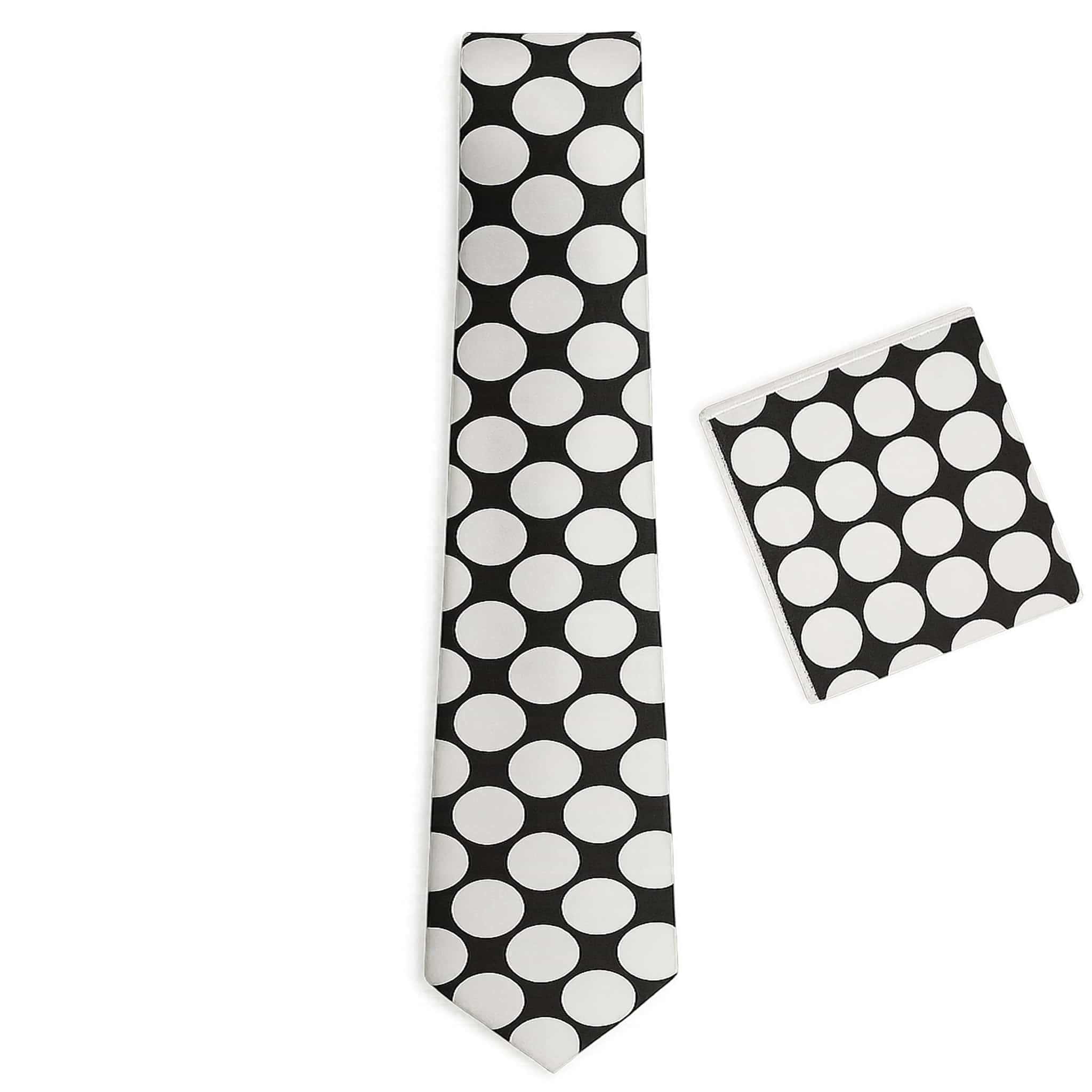 Imani uomo N T BLACK Fancy Tie/Hanky set