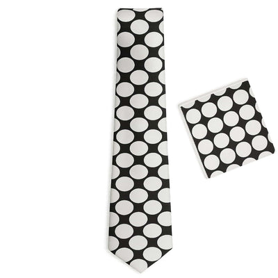 Imani uomo N T BLACK Fancy Tie/Hanky set