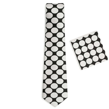 Imani uomo N T BLACK Fancy Tie/Hanky set