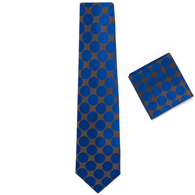 Imani uomo N T NAVY Fancy Tie/Hanky set
