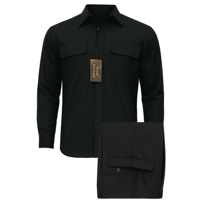 KING WING INC O FL BLACK / MED ROYAL DIAMOND WALKING SUIT/T-7