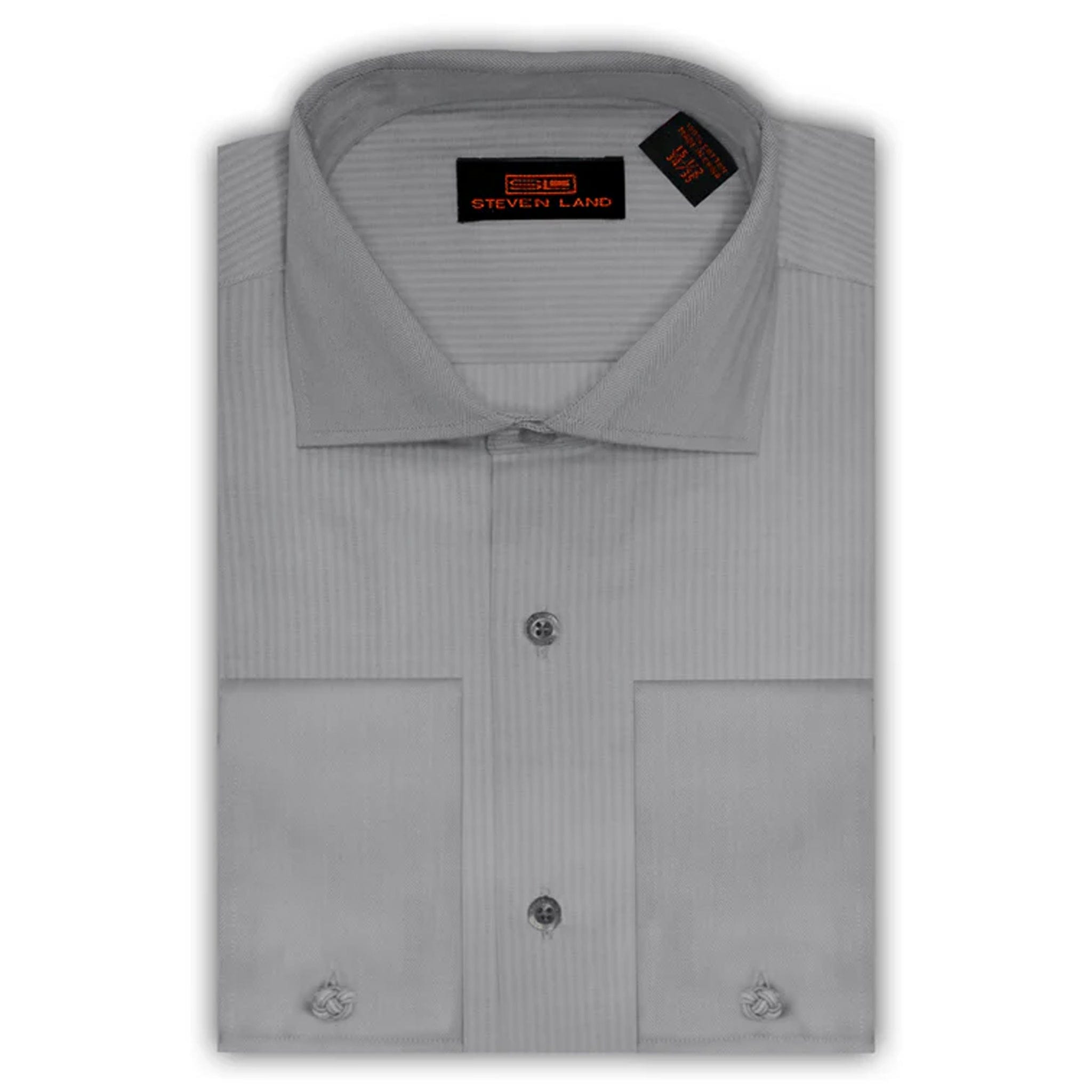 LND NECKWEAR INC. S C SILV 4/5 / 16.0 Steven Land |Claremont | Dress shirt/Ds316