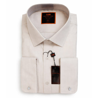 LND NECKWEAR INC. S C CREAM 4/5 / 15 Steven Land Dress Shirt