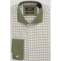 LND NECKWEAR INC. S C STEVENLAND Jago Dress Shirt | French Cuff & Spread Collar /Ds325