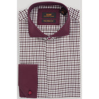 LND NECKWEAR INC. S C STEVENLAND Jago Dress Shirt | French Cuff & Spread Collar /Ds325