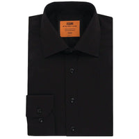 LND NECKWEAR INC. S C BLACK / 15.5 Travel Dress Shirt | Barrel Cuff -Tc100