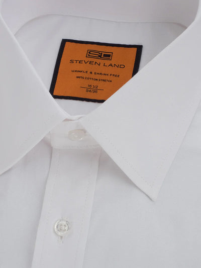 LND NECKWEAR INC. S CF Steven Land Dress Shirt| Classic Fit | French Cuff | 100% Cotton/Ds115f 4/5