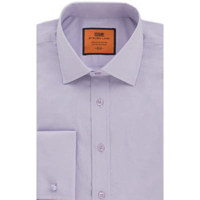 LND NECKWEAR INC. S CF Steven Land Dress Shirt| Classic Fit | French Cuff | 100% Cotton/Ds115f 4/5