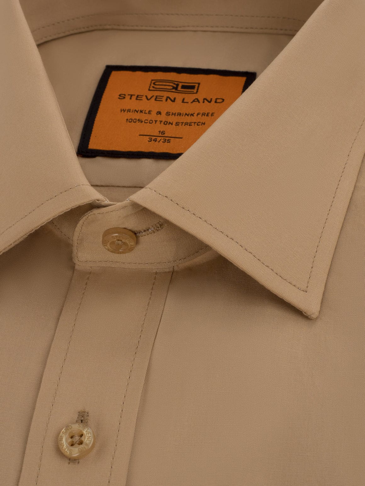 LND NECKWEAR INC. S CF Steven Land Dress Shirt| Classic Fit | French Cuff | 100% Cotton/Ds115f 4/5