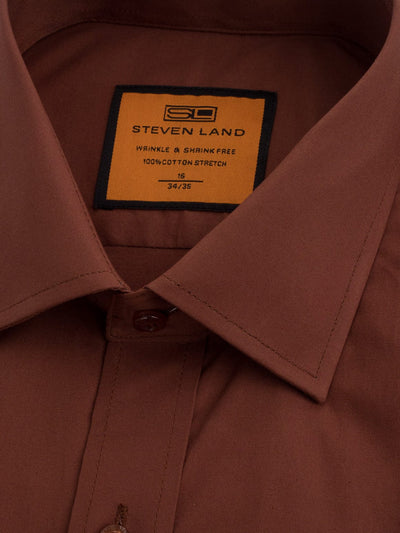 LND NECKWEAR INC. S CF Steven Land Dress Shirt| Classic Fit | French Cuff | 100% Cotton/Ds115f 4/5