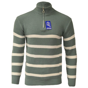 MADE IN TURKEY K S Green / M BETEKS HALFZIP SWEATER