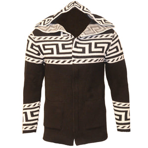 MADE IN TURKEY K S BLK/WHT FULL ZIP CARD./8919