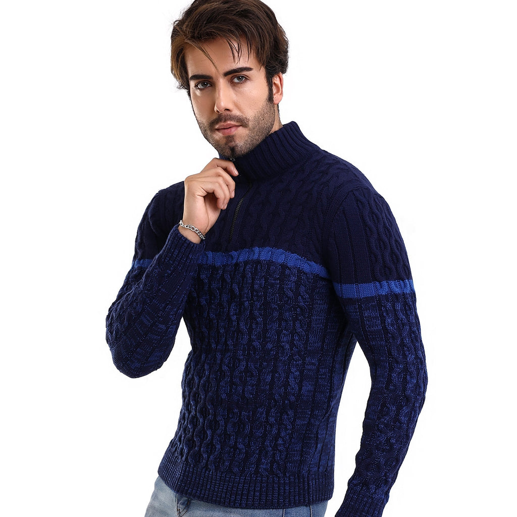 MADE IN TURKEY K S FASHION SWEATER-8510 NVY