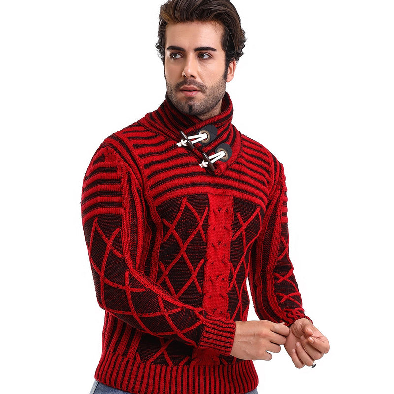 MADE IN TURKEY K S FASHION SWEATER-8985 RED