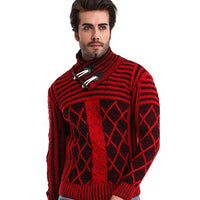 MADE IN TURKEY K S L FASHION SWEATER-8985 RED