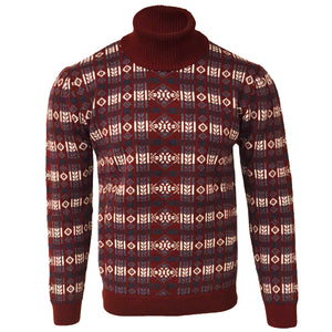 MADE IN TURKEY K S BURGUNDY / M FAWORI TURTLENECK SWEATER