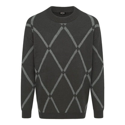 MADE IN TURKEY K S CHARCOAL-GREY / M MILANO EXCLUSIVE SWEATER-M35004
