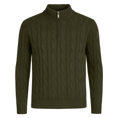 MADE IN TURKEY K S KHAKI / M MILANO EXCLUSIVE SWEATER-M35017