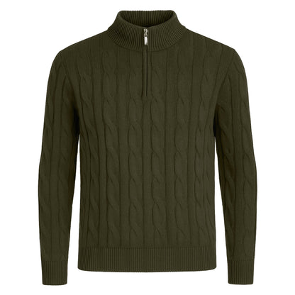 MADE IN TURKEY K S KHAKI / M MILANO EXCLUSIVE SWEATER-M35017