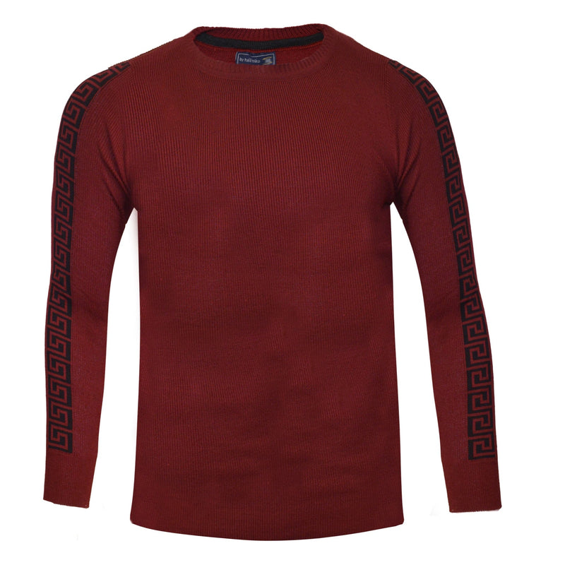 MADE IN TURKEY T PL BURGUNDY / MED LIGHT WEIGHT KNITTED TOP/7605