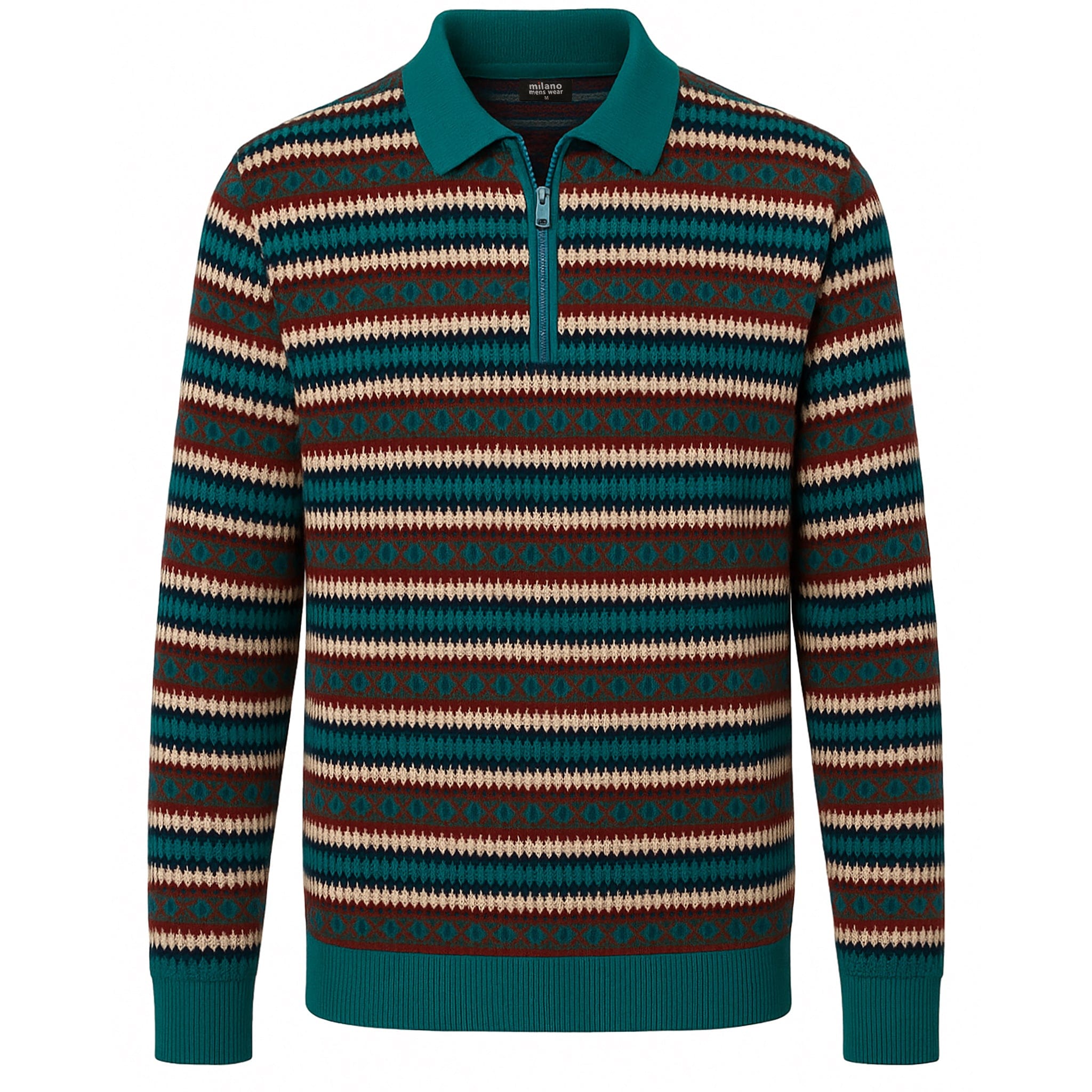 MADE IN TURKEY T PL GREEN / M MILANO EXCLUSIVE KNIT-M35057
