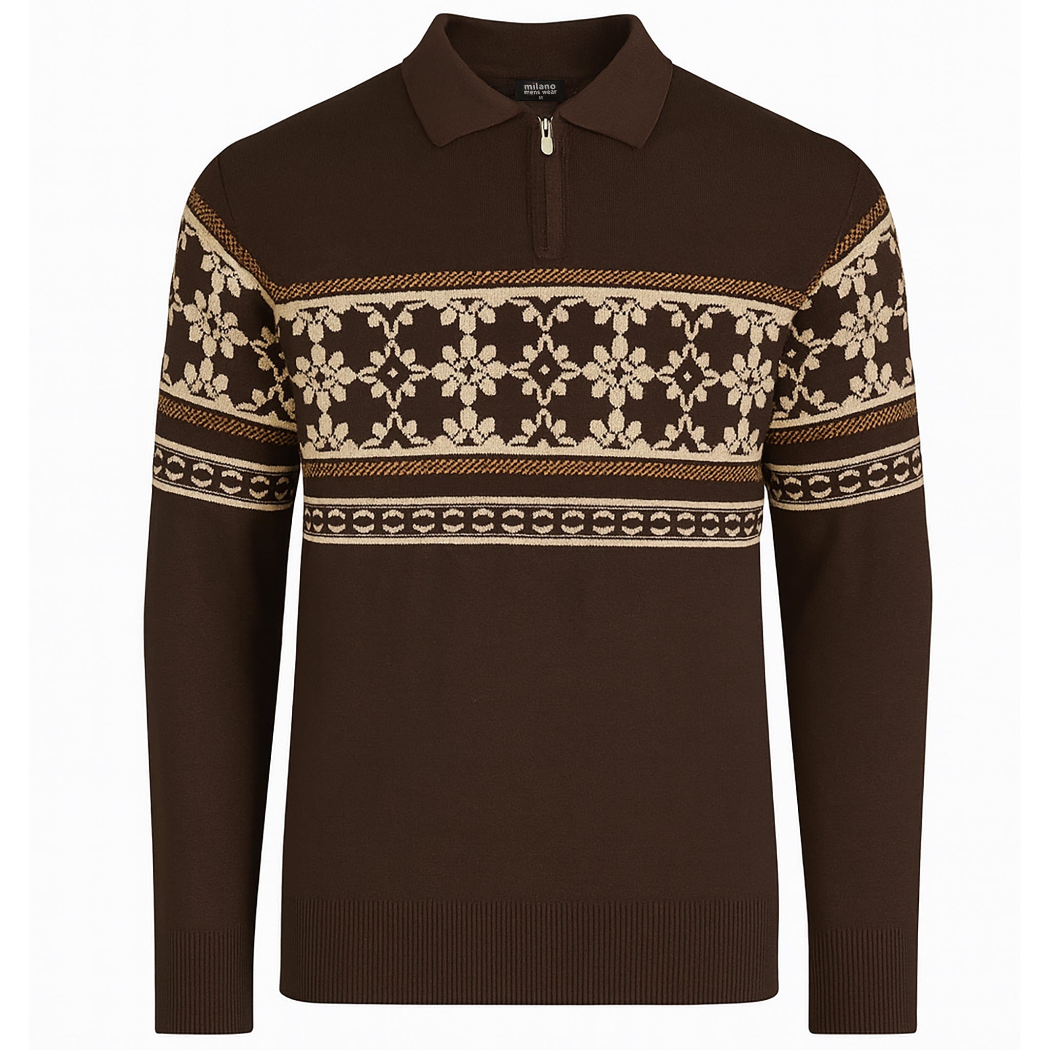 MADE IN TURKEY T PL BROWN / M MILANO EXCLUSIVE KNIT-M35067