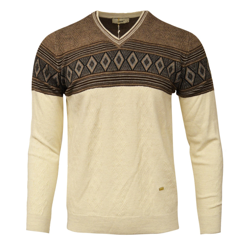 MADE IN TURKEY YAMAK V-NECK SWEATER