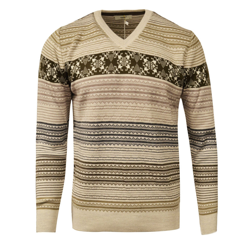 MADE IN TURKEY YAMAK V-NECK SWEATER