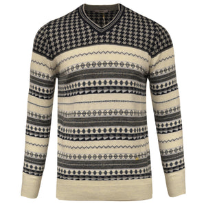 MADE IN TURKEY 2 / MED YAMAK V-NECK SWEATER