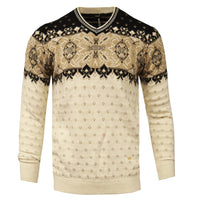 MADE IN TURKEY YAMAK V-NECK SWEATER