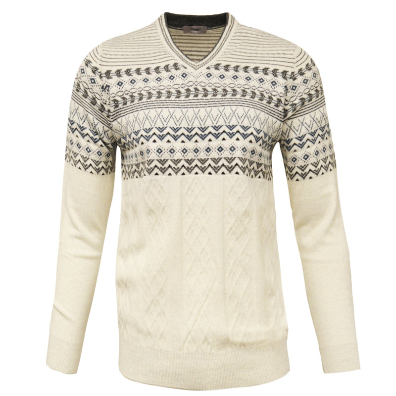 MADE IN TURKEY 1 / MED YAMAK V-NECK SWEATER