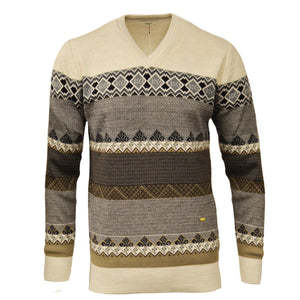 MADE IN TURKEY YAMAK V-NECK SWEATER