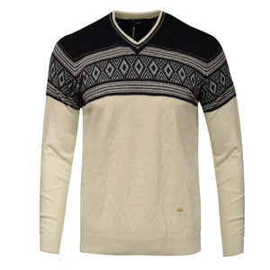 MADE IN TURKEY YAMAK V-NECK SWEATER