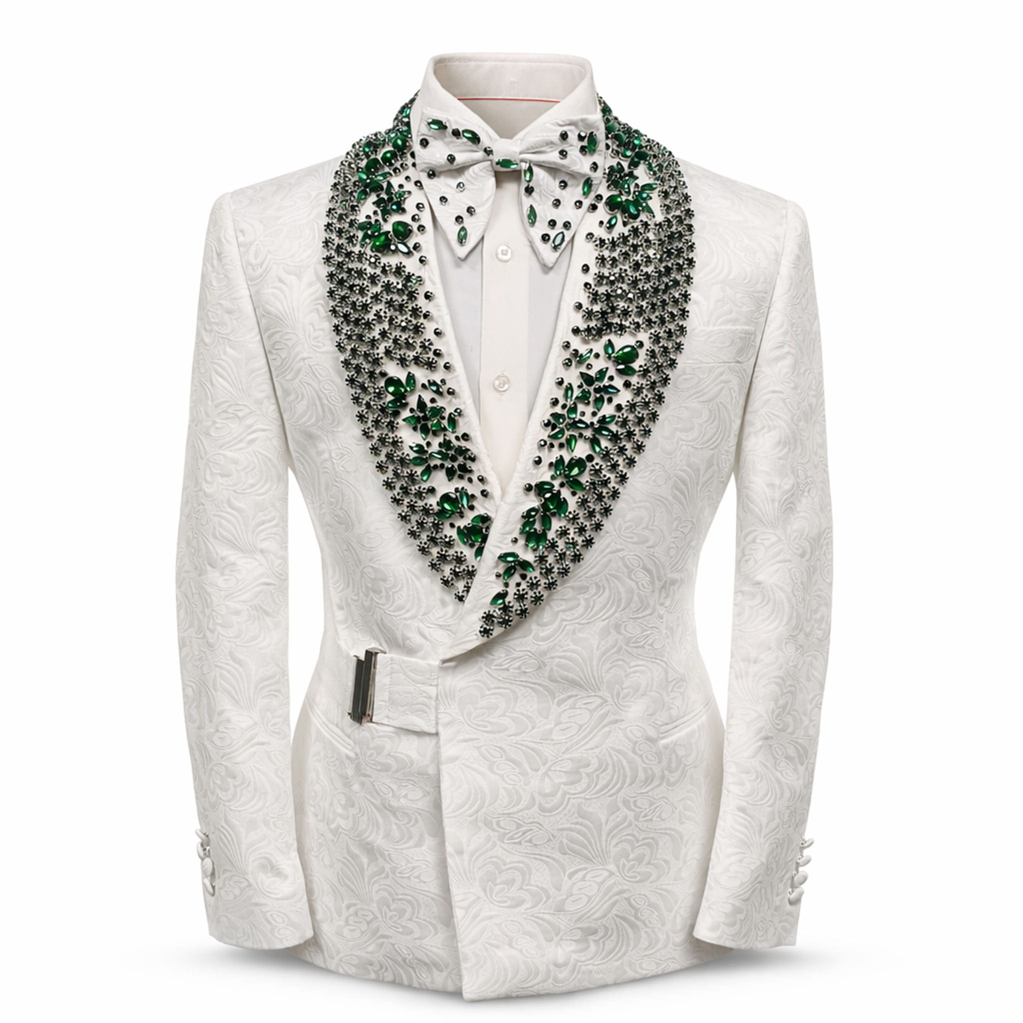 MANZINI IMPORTS XT U S Designer Showtime Embellished Formal Suit Set – Slim Fit