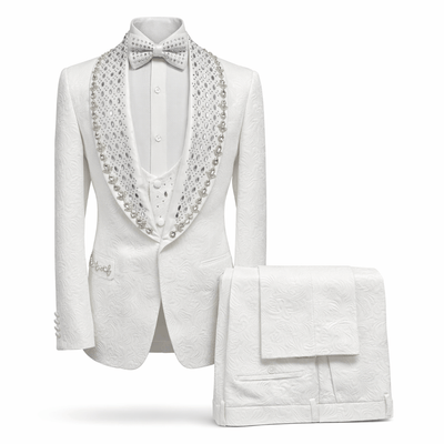 manzini zara white tuxedo suit for men