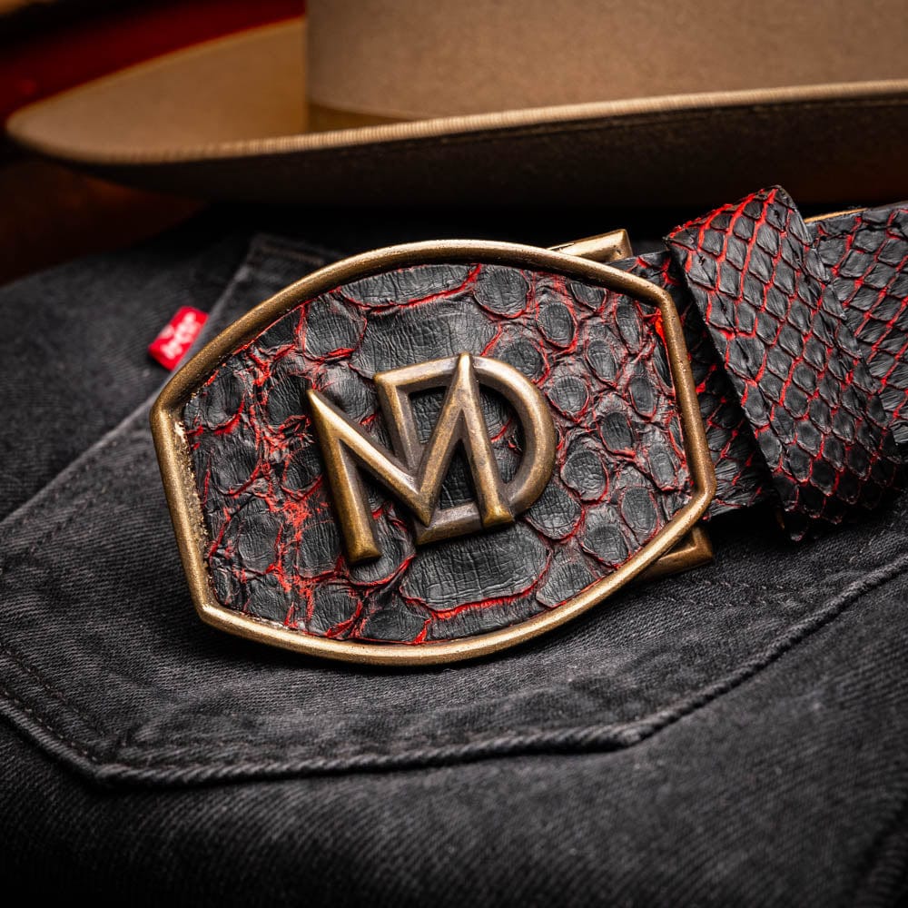 Marco Di Milano Arkansas Belt BlackCherry